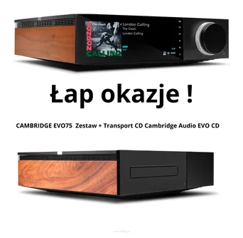 CAMBRIDGE EVO75  Zestaw + Transport CD Cambridge Audio EVO CD