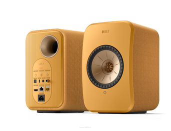 KEF LSX II Amber haze - bezprzewodowe głośniki Hi-Fi premium