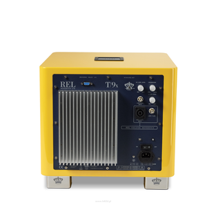 REL T9X YELOW subwoofer aktywny 10” 300W do stereo i kina domowego - 5