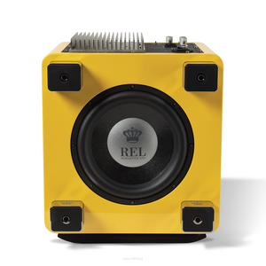 REL T9X YELOW subwoofer aktywny 10” 300W do stereo i kina domowego - 4