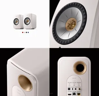 KEF LSX II  Mineral White matte satin  Bezprzewodowe głośniki HiFi