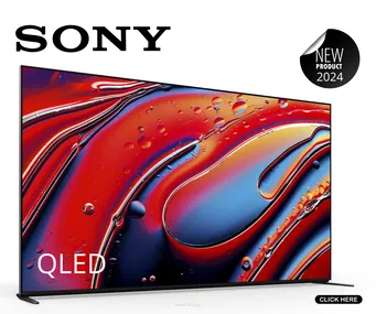 SONY FWD‑75XR90  BRAVIA 9 QLED XR|Mini wyświetlacz LED 4K z Google TV i 3-letnim pakietem PrimeSupport