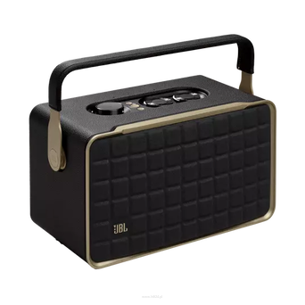 JBL Authentics 300 Przenośny inteligentny głośnik domowy w stylu retro, z łącznością Wi-Fi, Bluetooth i asystentami głosowymi