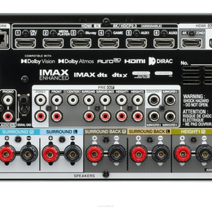 Denon AVC-X3800H 7.2-kanałowy wzmacniacz AV, 180W, 8K Ultra HD, 7 wejść HDMI, 3D Audio, HEOS - 10