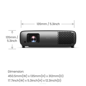 Benq W4000i  Projektor kina domowego 4K HDR 4LED 3200lm 100% DCI-P3 z doskonałymi detalami do średniej wielkości pomieszczeń AV | W4000i - 2