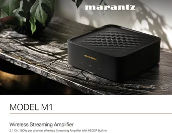 Marantz Model M1 Bezprzewodowy wzmacniacz strumieniowy 100 Wat Dolby Digital+ HDMI eARC 2.1 Channels