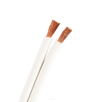 PROSON Speaker cable white,100% OFC. 2x4mm  Cena za 1 mb Przewód Głośnikowy, 100% OFC, (Made in Sweden)