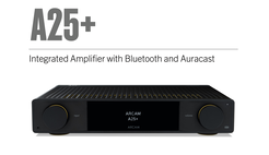 ARCAM A25+  RADIA /  ARCAM ST 25  (Zestaw Stereo/ Kino ) Zintegrowany wzmacniacz z łącznością Bluetooth i obsługą Auracast