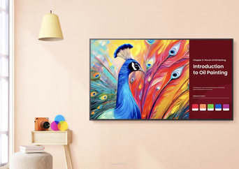 BENQ SH6504 - 65"Monitor  Wysoka jasność 800 nitów Digital Signage z Pantone® Validated i Goolge  Program do tworzenia treści X-Sign w języku polskim