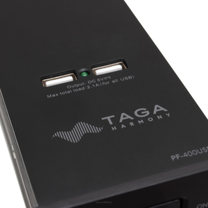 TAGA HARMONY Filtr PF-400USB  filtrowania zakłóceń sieciowych oraz ładowania przez USB - 5