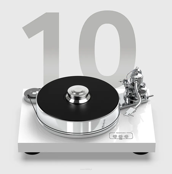 PRO-JECT Signature 10 Ramię typu Uni-pivot Talerz z aluminium o masie 10.4 kg
