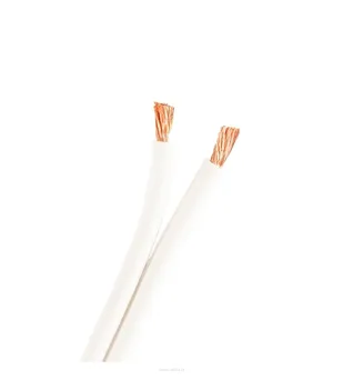 PROSON Speaker cable  (White) - 2.5 mm2   Cena za 1 mb Przewód Głośnikowy, 100% OFC (Made in Sweden)