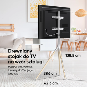 ONKRON Wewnętrzny stojak TV dla 32