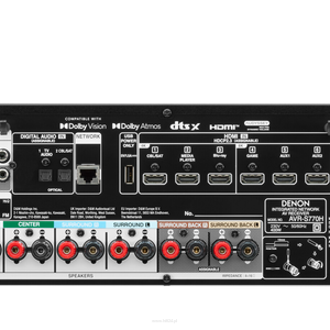 DENON AVR - S770H  140 W na kanał Obraz 8K i dźwięk 3D z 7.2 kanałowego amplitunera - 12
