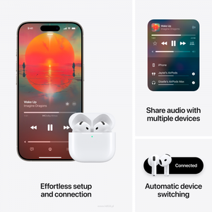 Apple AirPods  Słuchawki 4 generacji z aktywną redukcją szumów - 8