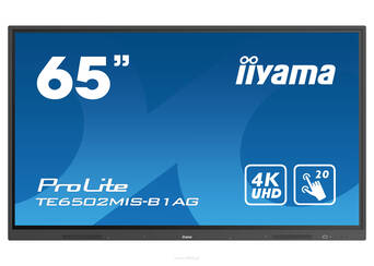 iiyama PROLITE TE6502MIS-B1AG. 65-calowy interaktywny ekran dotykowy LCD 4K UHD 