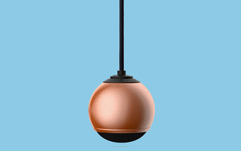 Gallo Micro Single Droplet (Luxe Chrome + black cable) (Luxe Copper + black cable), (Luxe Gold + black cable)