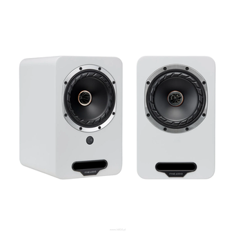 Fyne Audio Cubitt 5 Arctic White – aktywne kolumny stereo 240 W z HDMI ARC i Bluetooth aptX HD