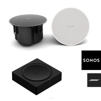 Sonos Amp Zestaw wzmacniacz bezprzewodowy, Głośniki Bose Designmax DM5