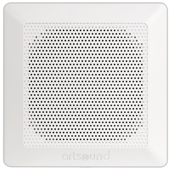 ArtSound DC84 BIAŁY – kwadratowy – wymiary: 146 x 146 mm / głośnik dwudrożny / 6,5” polypropylen woofer + 1” tweeter / moc: 120 W RMS / pasmo: 60 – 20 kHz / 8 ohm