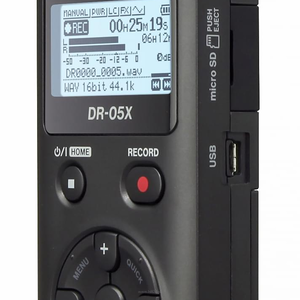 TASCAM DR-05X Przenośny rejestrator cyfrowy z interfejsem USB, zapis na karcie pamięci microSD - 2