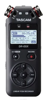 TASCAM DR-05X Przenośny rejestrator cyfrowy z interfejsem USB, zapis na karcie pamięci microSD