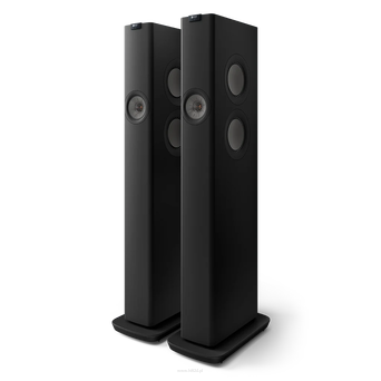 KEF LS60 Wireless CARBON BLACK Bezprzewodowa  Aktywna kolumna głośnikowa Wi-Fi, MQA, Apple AirPlay 2, Google Chromecast i Bluetooth