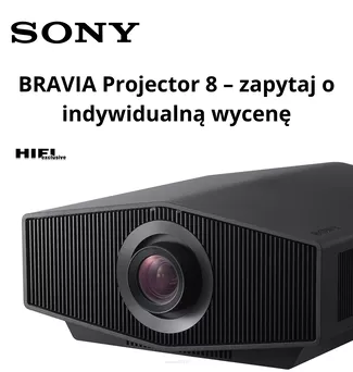 SONY BRAVIA Projector 8  (VPL-XW6100ES) Black  Zapewnij sobie doświadczenia HDR jak w prawdziwym kinie: laserowy projektor do kina domowego z natywnym 4K SXRD (3400 lm / 2700 lm) z procesorem XR