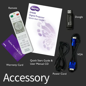 Benq EH600 Wbudowany głośnik 2W Android 6.0, Bluetooth 4.0 Wi-Fi 802.11 a/b/g/n/ac (2.4G/5G) Wireless Projection - Google Cast - 2