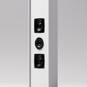 Gallo Acoustics Profile 2.5  Black/White MAT  72Hz to 20kHz, 86dB, 4 Ohm, 70W, 584 x 164 x 90 mm - 9