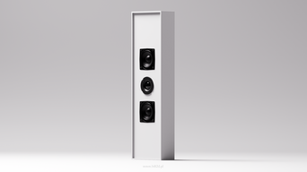 Gallo Acoustics Profile 2.5  Black/White MAT  72Hz to 20kHz, 86dB, 4 Ohm, 70W, 584 x 164 x 90 mm