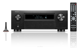 DENON AVC - X6800H 11.4  BLACK kanałowy wzmacniacz z wideo 8K i dźwiękiem 3D 205 W na kanał