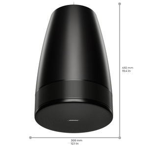 Bose DesignMax Luna 140° szerokiego, zrównoważonego pokrycia dźwiękiem,Moc znamionowa (ciągła): 140 W - 3