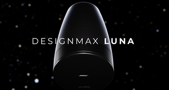Bose DesignMax Luna 140° szerokiego, zrównoważonego pokrycia dźwiękiem,Moc znamionowa (ciągła): 140 W