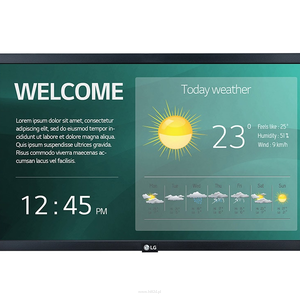 LG 22SM3G-B 22-calowy wyświetlacz cyfrowy IPS FHD z podświetleniem LED z serii SM3G-B z wbudowanym systemem CMS, czterordzeniowym procesorem SoC z webOS™ 4.0, platformą Smart Signage i wbudowaną siecią Wi-Fi - 2