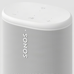 Sonos Play White Przenośny wodoodporny głośnik stworzony z myślą o użytku w domu i nie tylko 24 h pracy, IP67, wbudowany powerbank - 5