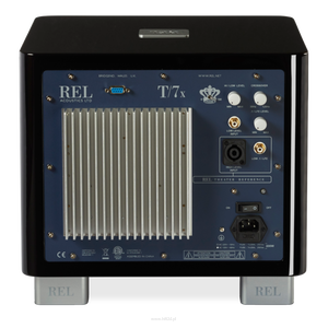 REL T7X  Przetworniki: aktywny - 200 mm, pasywny - 254 mm, 200 W RMS - 8