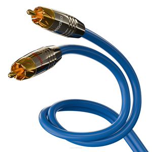 MELODIKA SKY BLUE SB2R20 KABEL 2XRCA - 2XRCA O DŁUGOŚCI 0.7M1 - 3