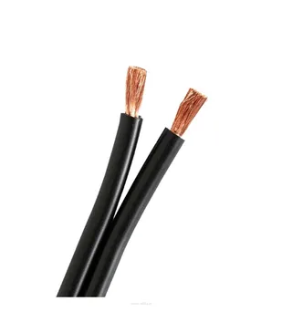 PROSON Speaker cable black,100% OFC. 2x4mm  Cena za 1 mb Przewód Głośnikowy, 100% OFC,  (Made in Sweden)