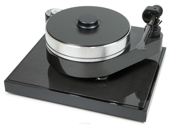 Pro-Ject RPM 10  z wkładką Ortofon Cadenza Red  Talerz z aluminium ma średnicę 30 cm, masę 7,2 kg