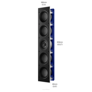 KEF Ci5120QLM-THX – instalacyjny głośnik ścienny THX Certified Ultra z technologią MAT - 2