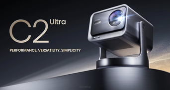 Hisense C2 Ultra Wszechstronny projektor 4K ultrakrótkiego rzutu z łącznością bezprzewodową.