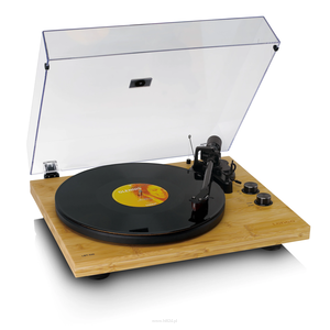 LENCO LBT-335BA Gramofon z Bluetooth®, obudową bambusową i wkładką Ortofon 2M Red - 5
