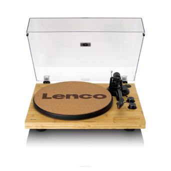 LENCO LBT-335BA Gramofon z Bluetooth®, obudową bambusową i wkładką Ortofon 2M Red