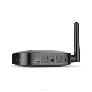 MEE Audio Connect Hub Nadajnik i odbiornik (transmiter i receiver) sygnału Bluetooth do słuchawek i głośników ze złączami cyfrowymi i analogowymi dla telewizora, amplitunera, komputera - 4
