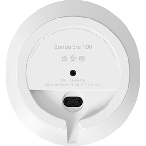 SONOS ERA 100 Zestaw dwupokojowy White Domowy głośnik półkowy nowej generacji, - 2
