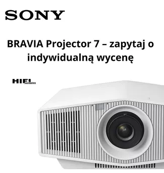 SONY BRAVIA Projector 7 (VPL‑XW5100ES) White natywny projektor laserowy 4K SXRD do kina domowego (2200 lm) z procesorem XR.