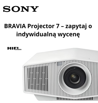 SONY BRAVIA Projector 7 (VPL‑XW5100ES) White natywny projektor laserowy 4K SXRD do kina domowego (2200 lm) z procesorem XR.