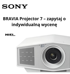 SONY BRAVIA Projector 7 (VPL‑XW5100ES) White natywny projektor laserowy 4K SXRD do kina domowego (2200 lm) z procesorem XR.