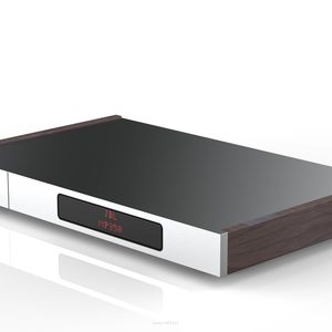 JBL MP350 Classic Sieciowy odtwarzacz multimedialny o klasycznej stylistyce Srebrny z okleiną z drewna orzechowego - 4
